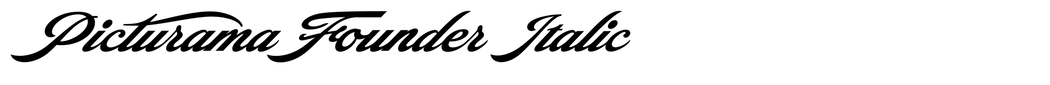 Picturama Founder Italic image